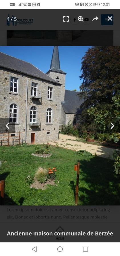 Maison d'hôte Les Notes Endormie Suite Le Refuge Walcourt Extérieur photo